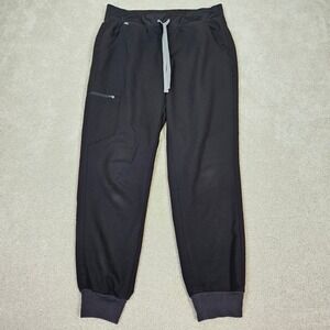 FIGS Women's Technical Collection Black Jogger Scrub Pants Technical Fabric Sz L
